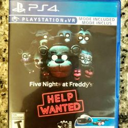 Five Nights At Freddys Help Wanted For PS4 