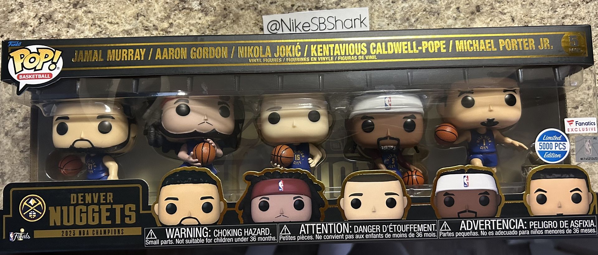 Funko Pop Denver Nuggets 2023 NBA Finals Champions Set