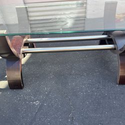 Glass Top Coffee Table
