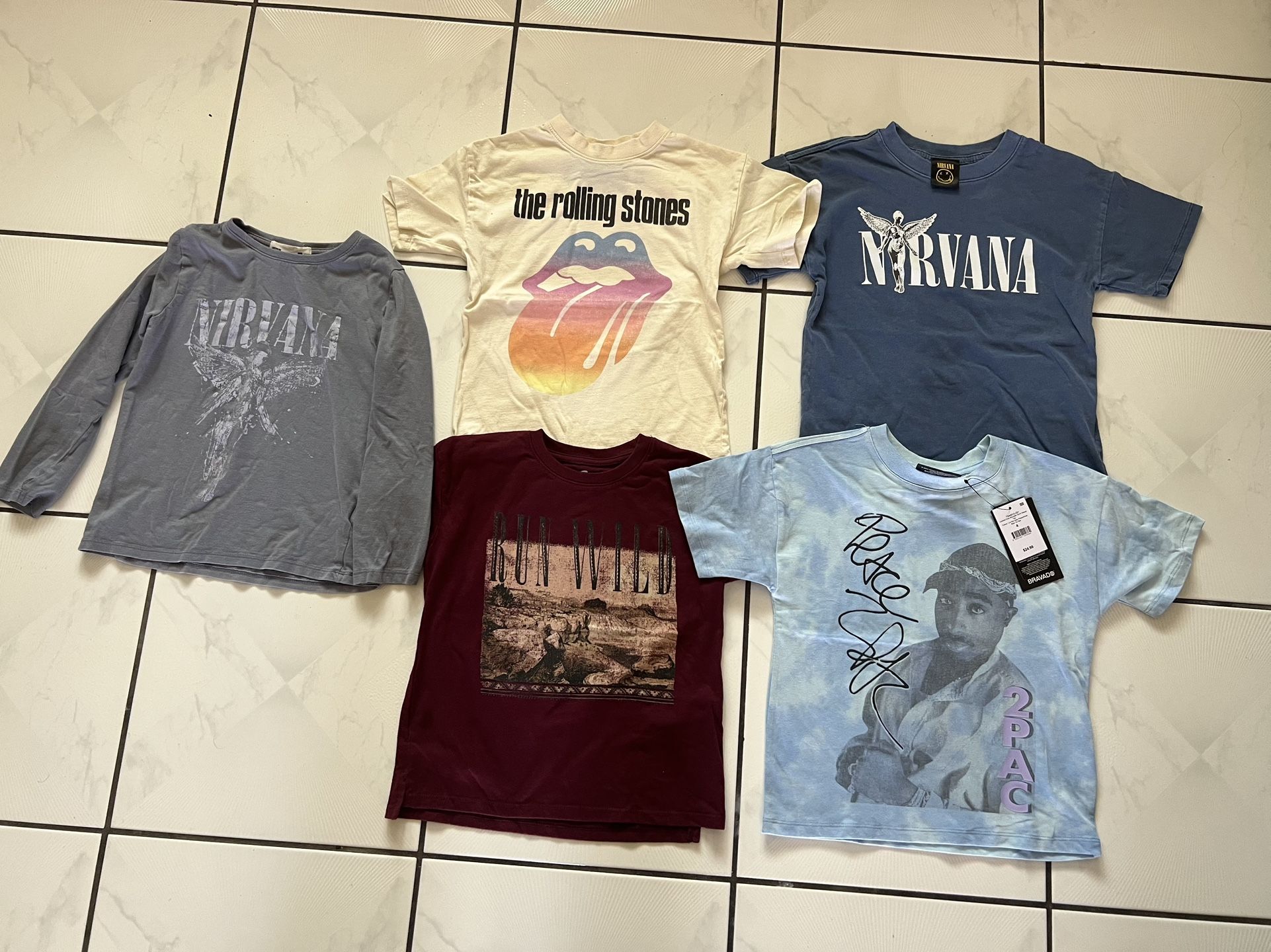 Kids Nirvana & Others T-shirt Size 6 ($20 For All 5)
