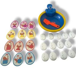 Fisher Price Scrambled Eggs Vintage 90's Matching Game Near. Complete