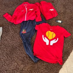 Cathedral Catholic New Medium Softball Sweats And Shirt
