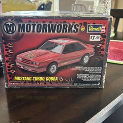 Vintage Mustang Turbo Cobra Model Car
