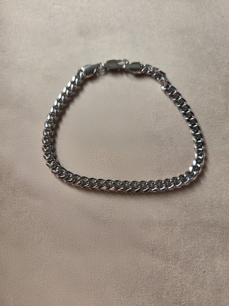 Unisex 18K Gold Plated Cuban Link Bracelet (5mm) ✨