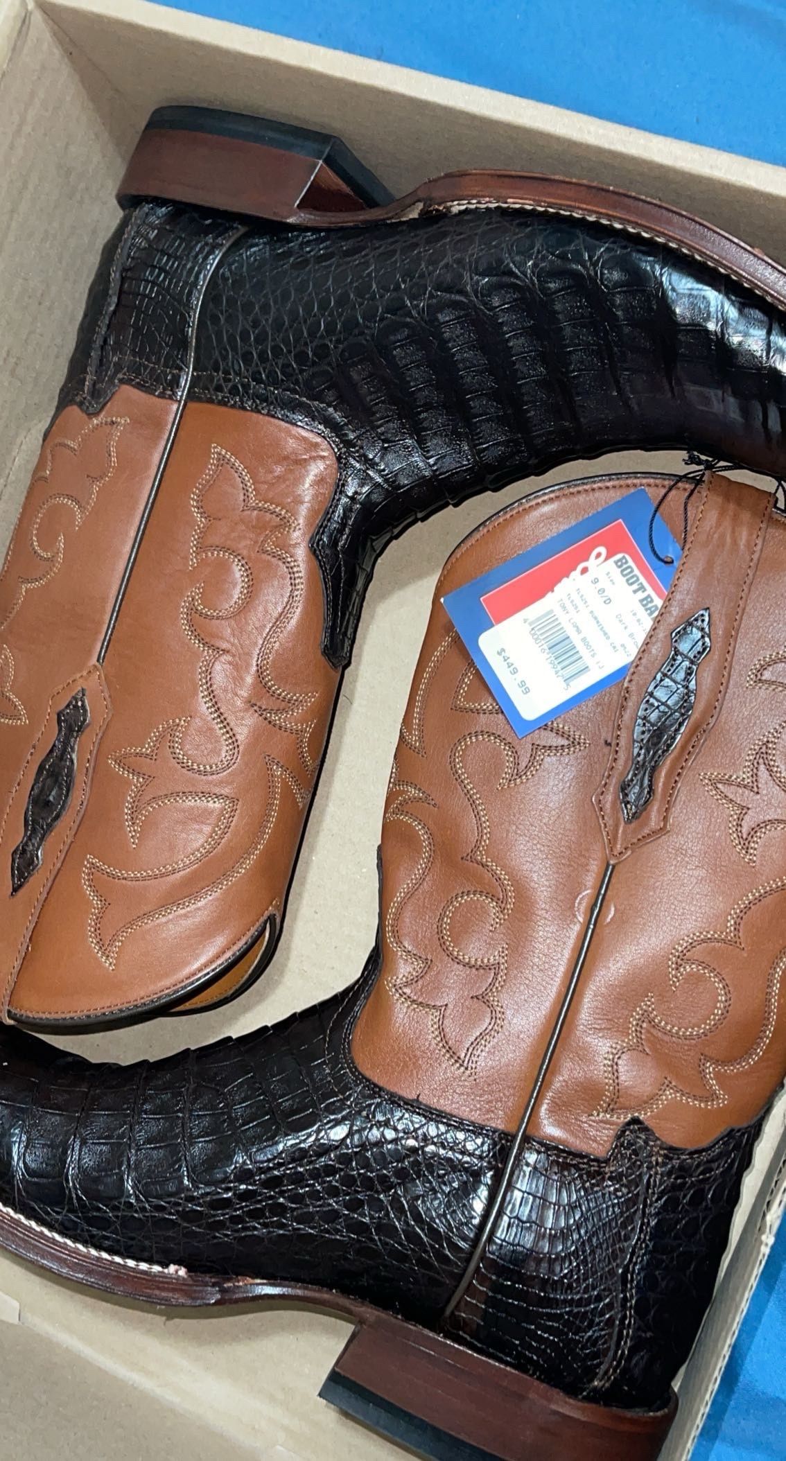 Tony Lama Exotic Caiman Boots