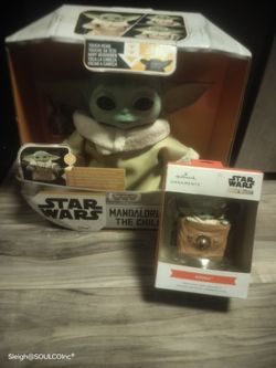 Star Wars Mandolorian the Child animated toy