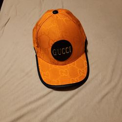 Gucci Orange And Black Hat Rare