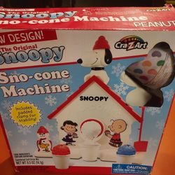 Snoopy Snow Cone Machine New