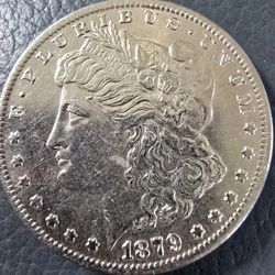 1879 CC Morgan Silver Dollar $1 - Beautiful Coin!
