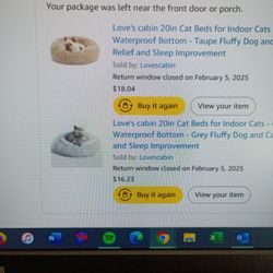 Cat Or Dog Beds - Never Used