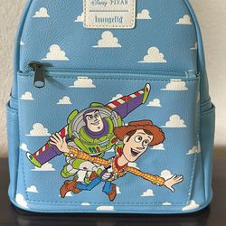 NWT Loungefly Disney Pixar Toy Story Buzz Woody Flying