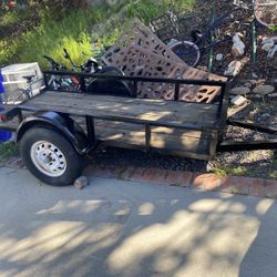 4’x8’ Flatbed Tilt Trailer 