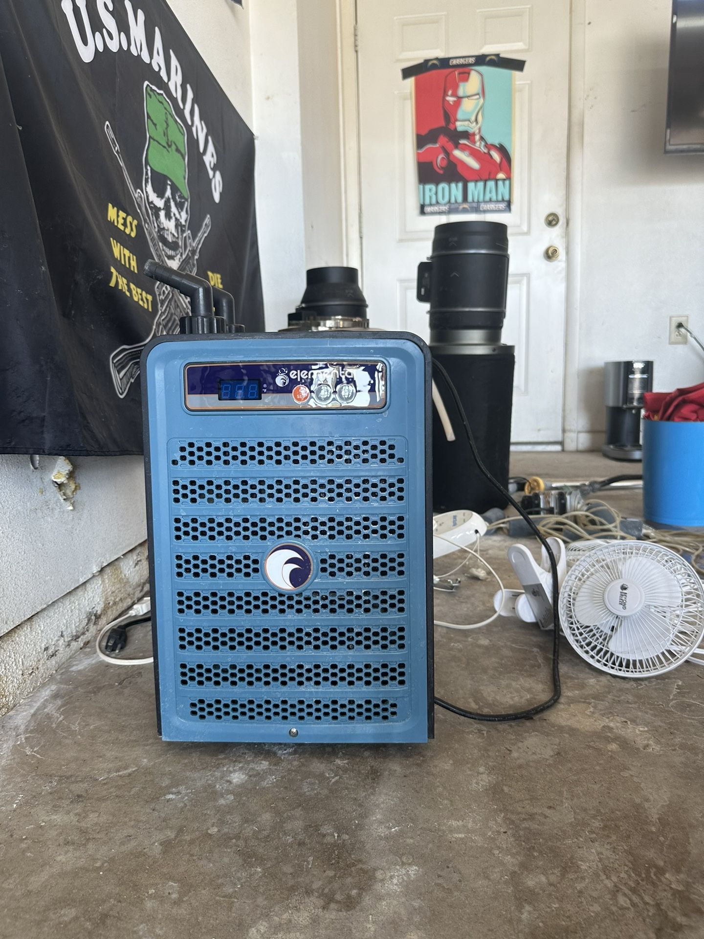 1/4 Hp Hydroponics Water Cooler