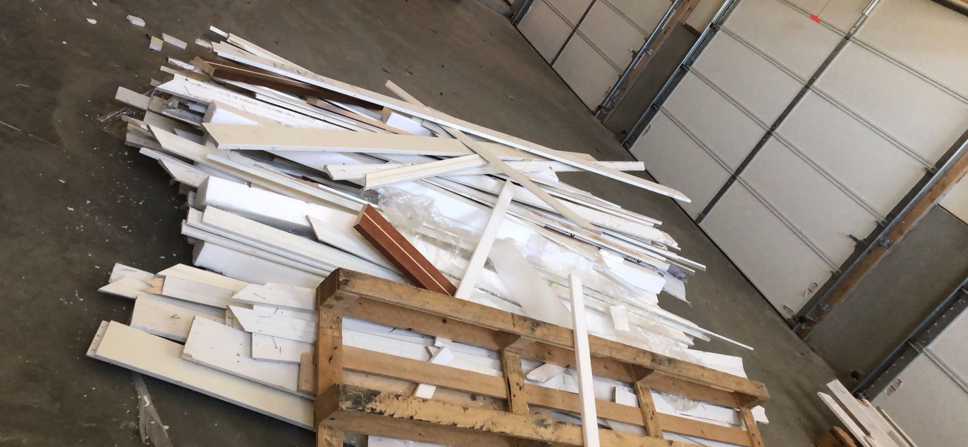 Door and base moldings FREE!! Must pick up ASAP!! From a new home!!