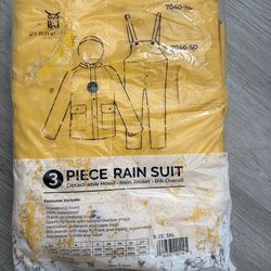 3 piece rain suit