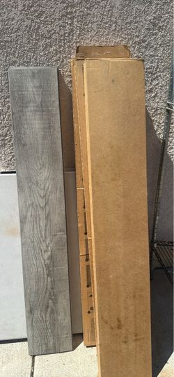 Gray Wood-Look Vinyl Plank Flooring