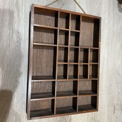 Vintage Hanging Shadow Box