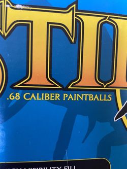 Paintballs “Stinger” 2000 count orange fill