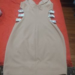 Vestido Color Caki Size S