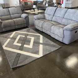 Grey Sofa/Loveseat