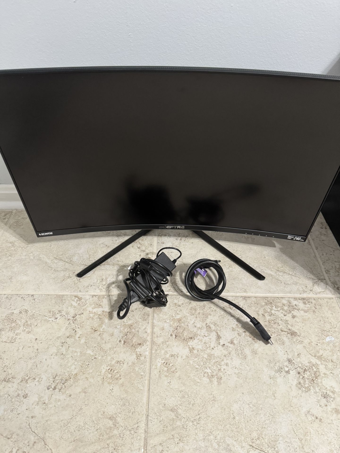 30 inch Sceptre curved gaming monitor 240hz 2560×1440p