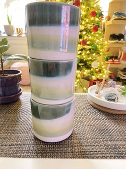 3 Ceramic Plant Pots