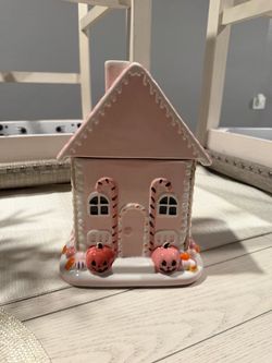Pink Halloween house