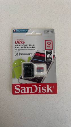 SanDisk Ultra 32GB microSDHC Card with Adapter