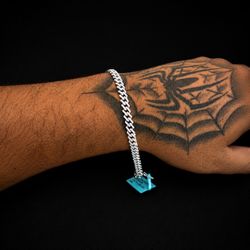 6mm Monaco Bracelet with Moissanite