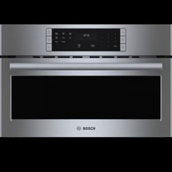 Bosch 500 Series 30” Built-In Microwave Oven – Like New  Model: HMB50152UC/05 Price today: $650  Beautiful Bosch built-in microwave in stainless steel