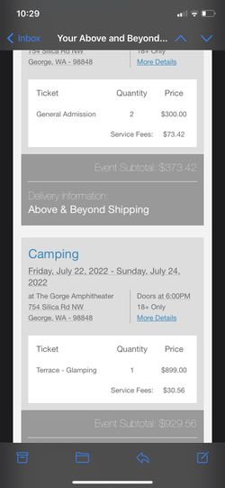 Above & Beyond Weekender GLAMPING + 2 General Admission
