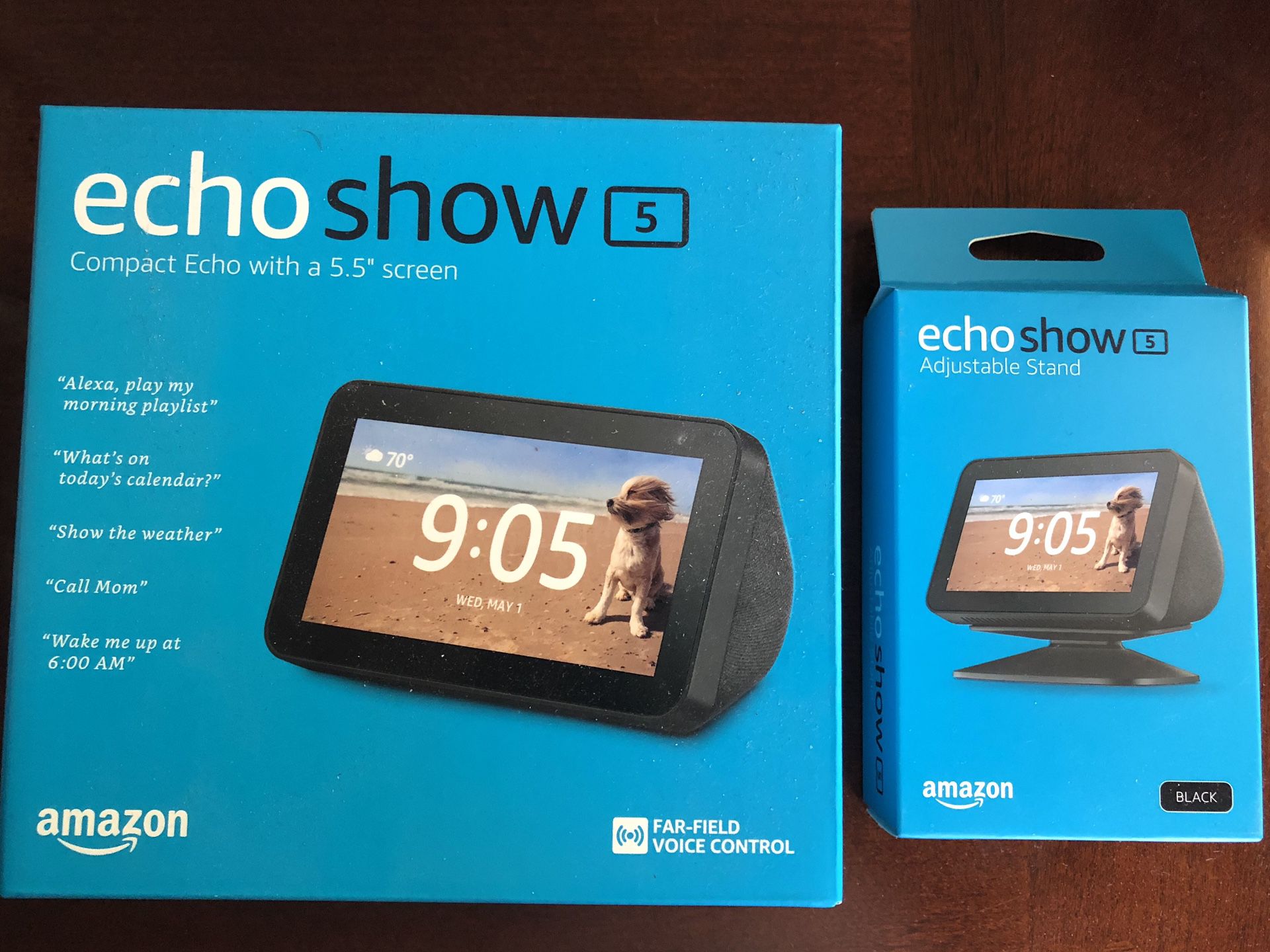 Echo Show 5 with stand NEW