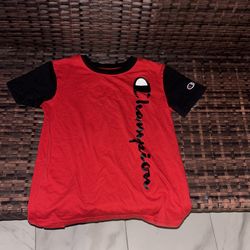 Red boys  champion shirt