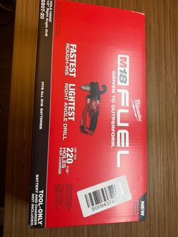 Milwaukee M18 FUEL Hole Hawg 1/2” Right Angle Drill (2807-20), Tool Only