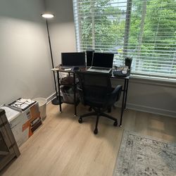 Desk And Comfortable Office Chair