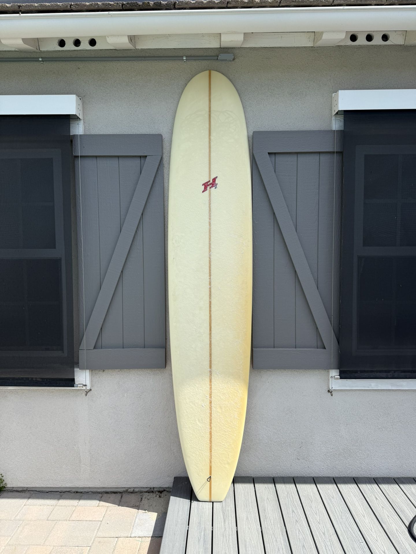 Hansen 9’6” Longboard Surfboard 2+1 Great Condition