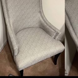 6 Accent/Dining Chairs Gray And White Or $100 Each