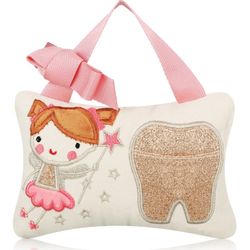 Tooth Fairy Pillow With Pocket Kids Keepsake Pouch Tooth Fairy Gifts For Girl And Boy