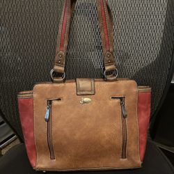 Price Reduced!  Will Remove Soon! Justin Brand Leather Handbag