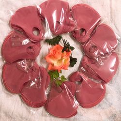 100 pieces poly face masks