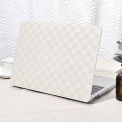 Seorsok Compatible with MacBook Air 13 Inch Case 2022 2021 2020 2019 2018 Release A1932 A2179 M1 A2337,Elegant Leather Plastic Hard Shell Case 