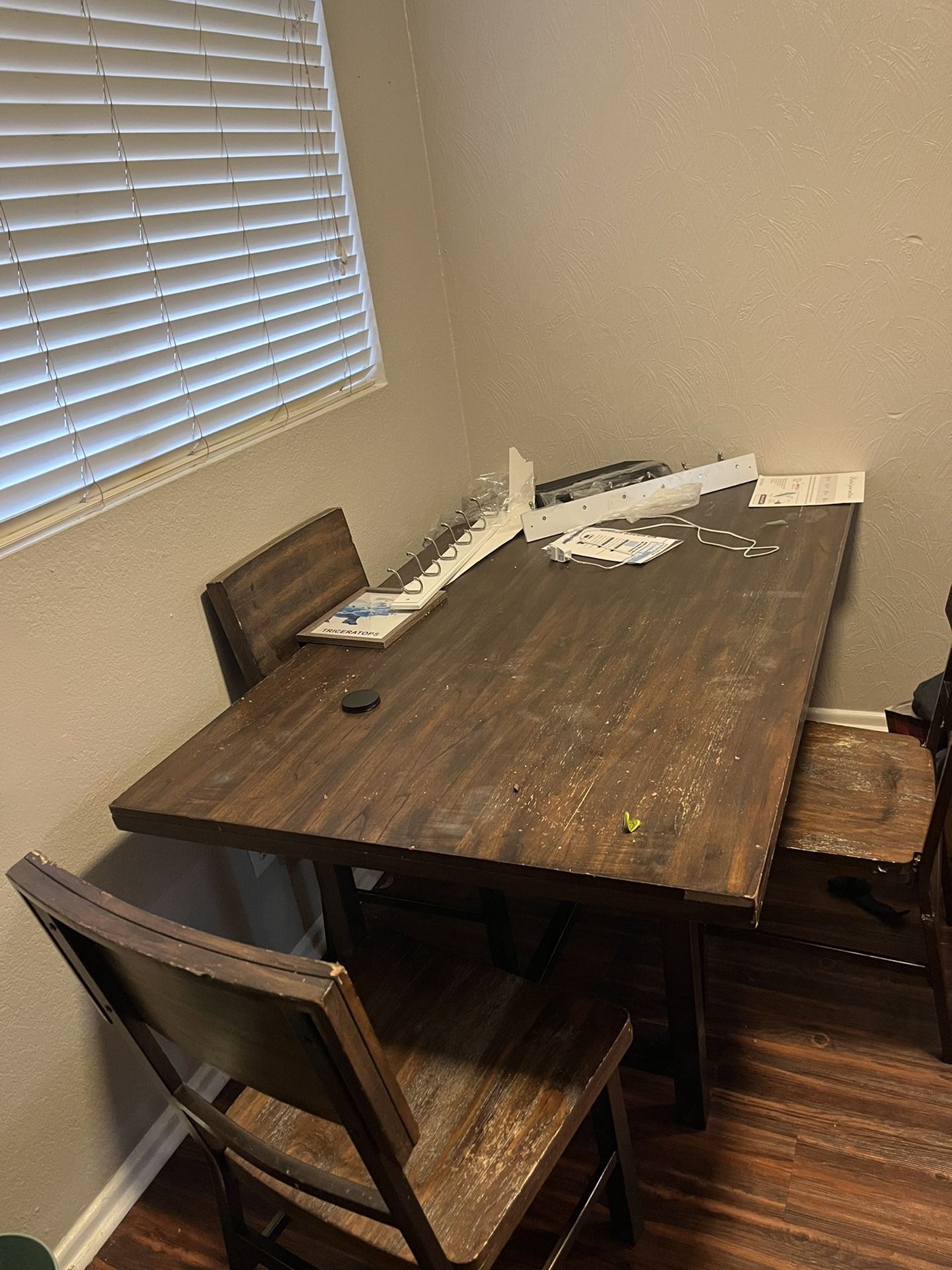 Real Wooden Table And Chairs