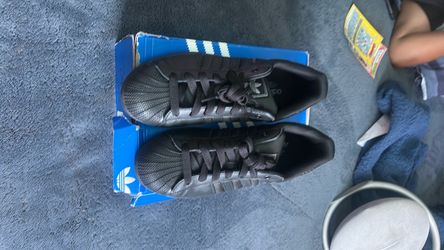 Adidas Superstar Black Low-Top Sneakers
