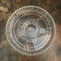 Vintage Glass Platter 