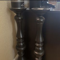 2 Floor Candle Holders
