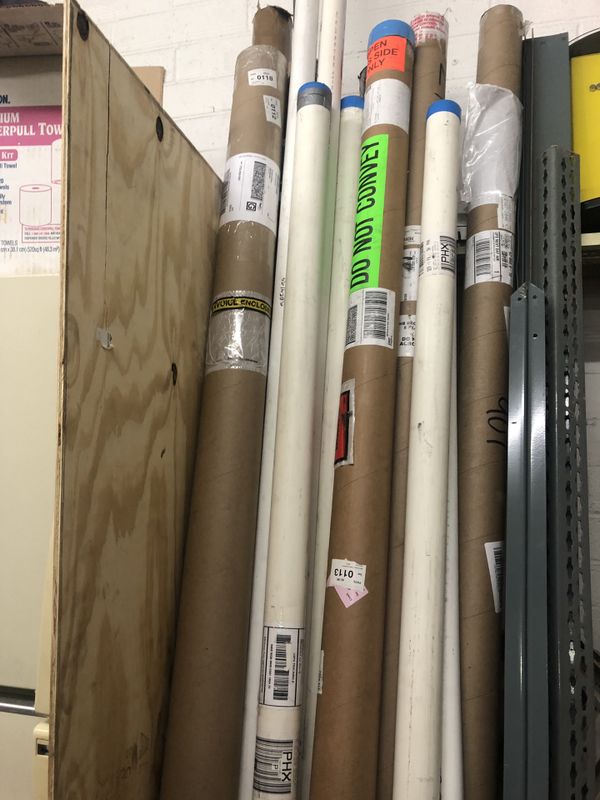 Fishing rod storage tubes or large mailing tubes for Sale