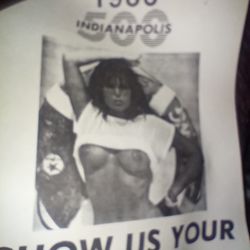 Vintage Indianapolis 500 Poster