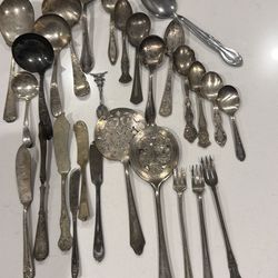 Antique Silver plate silverware