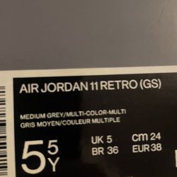 Jordan 11 Cool Grey 