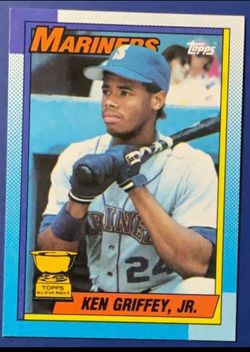 1990 topps Ken Griffey jr. #336 error bloody strawberry card